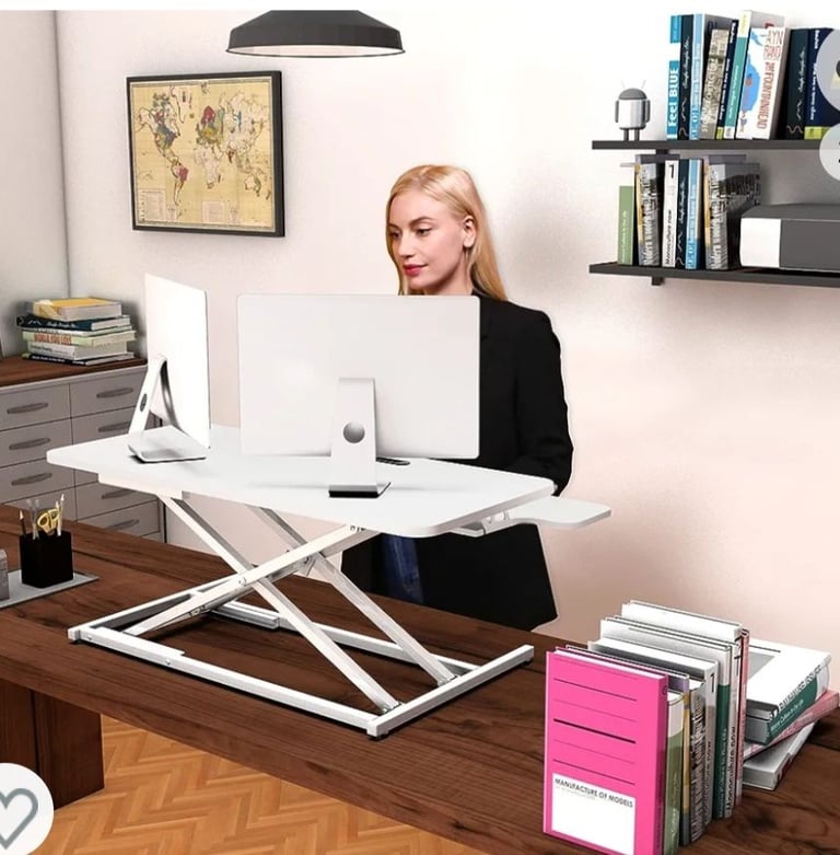 ERGOMAKER Standing Desk Converter, 36"/91cm Wide. RRP.£140