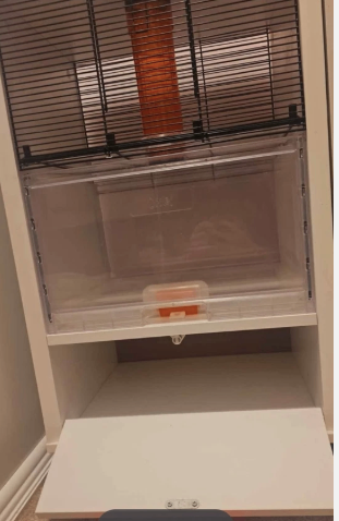 image for Posh Hamster Cage with Storage – Excellent Condition!