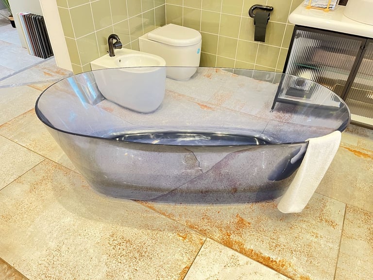 image for Crystal Blue Bath 160x80CM