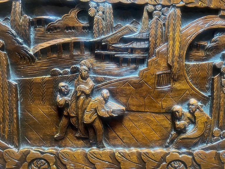 Carved chest 