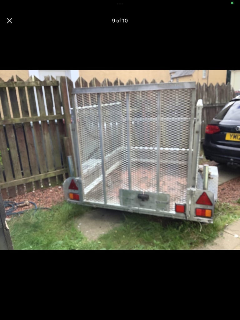 TRAILER FULLY GALVANISED HIGH SIDES 700 KILO RATED.
