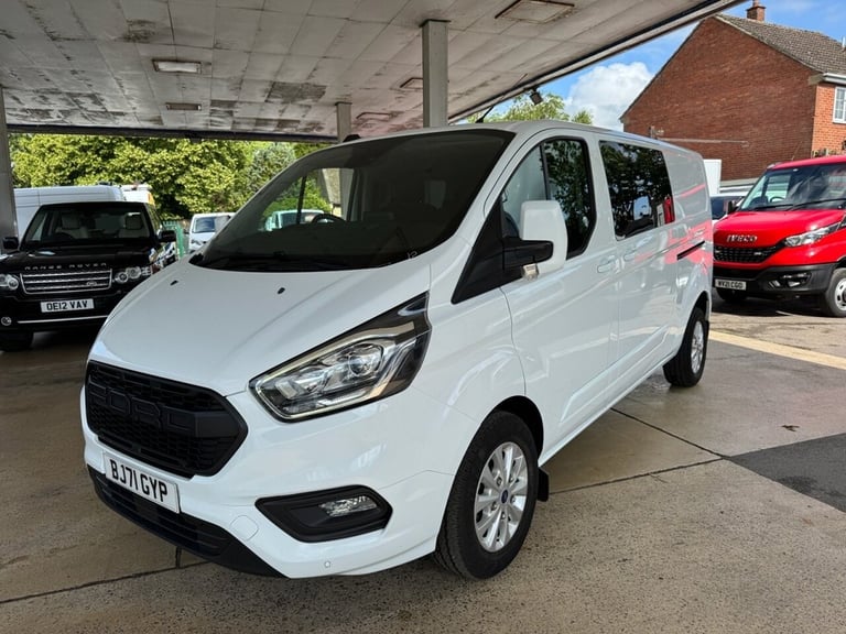 2021 71 FORD TRANSIT CUSTOM 2.0 300 ECOBLUE LIMITED CREW VAN DOUBLE CAB 5DR DIES