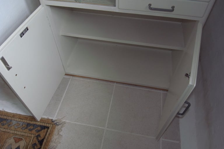 CABINET, Vintage Mid-century Medical Cabinet