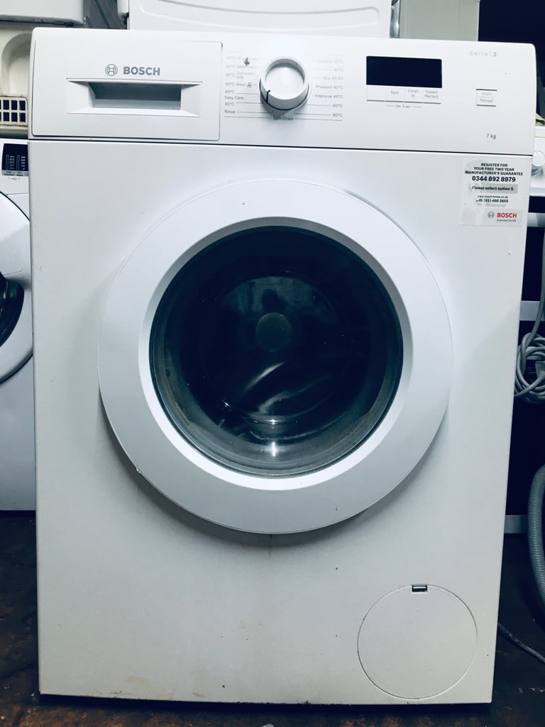image for Bosch WAJ24006 7kg 1200 spin White LCD Washing Machine 1 YEAR WARRANTY DELIVERY AVAILABLE 