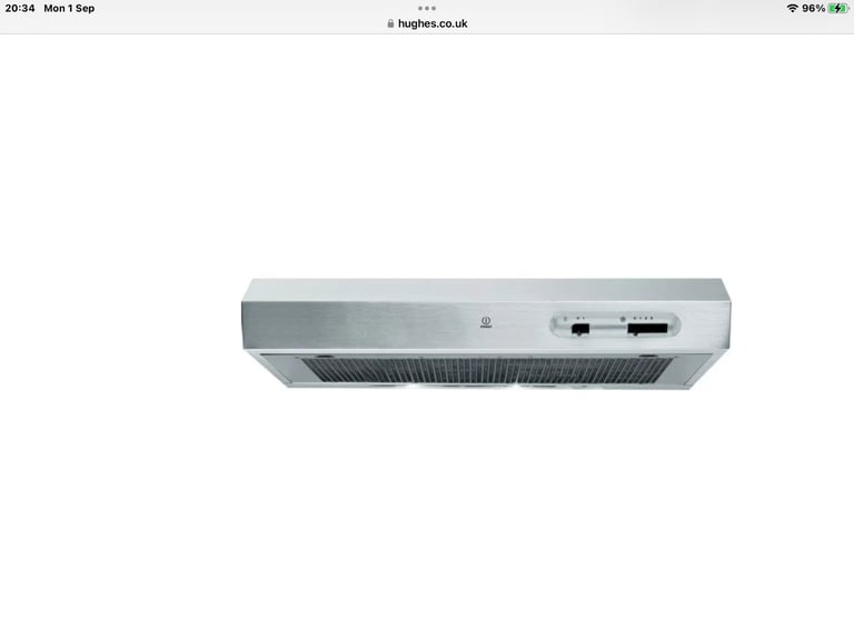 image for Indesit Freestanding Cooker hood ISLk 66LSX