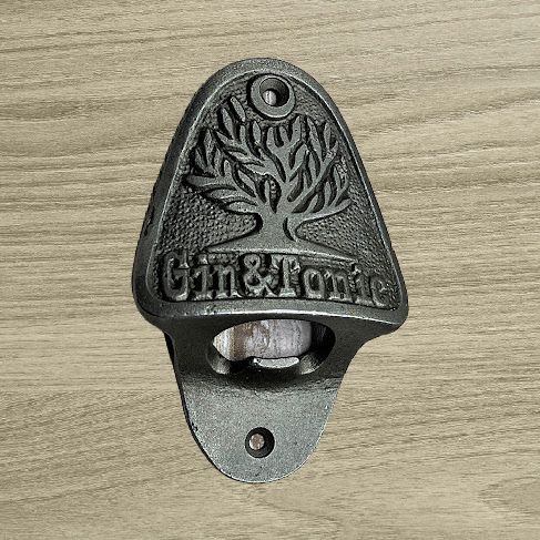 Cast Iron Decorative Wall Mounted Bottle Openers. Antique Finish