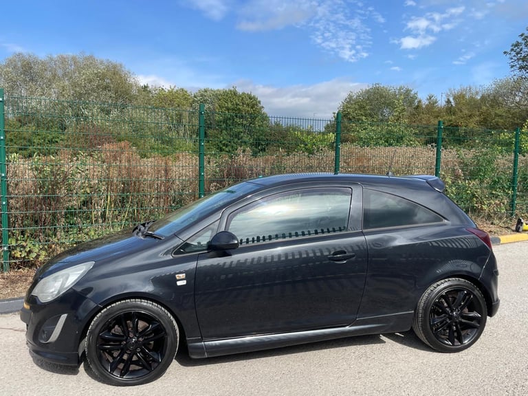 VAUXHALL CORSA 1.4 TURBO BLACK EDITION 62 REG SERVICE HISTORY 12 MONTHS MOT LOW INSURANCE