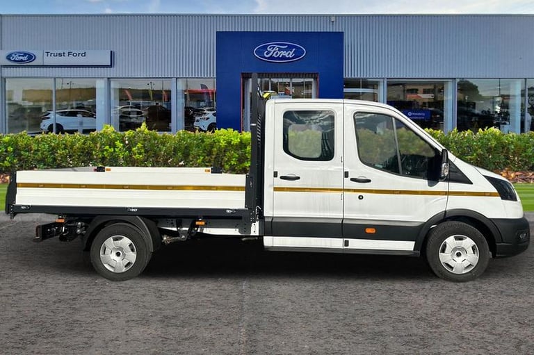2025 Ford Transit 350 Trend L3 LWB Double Cab Dropside RWD 2.0 EcoBlue 165ps DAP, CALL FOR CO Dro...
