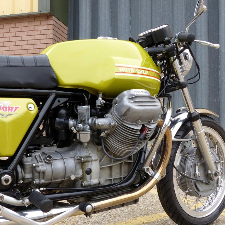 1974 MOTO GUZZI V7 SPORT – A Rare Gem in Impeccable Condition