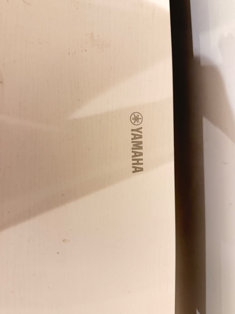 Yamaha white Piano in great condition ( like new) for £500
