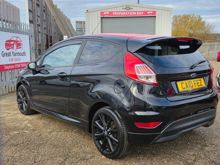 2017 Ford Fiesta 1.0 EcoBoost 140 ST-Line Black 3dr HATCHBACK Petrol Manual