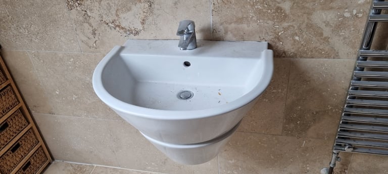 image for Designer Bathroom Sink , Wall Hung , Ceramic