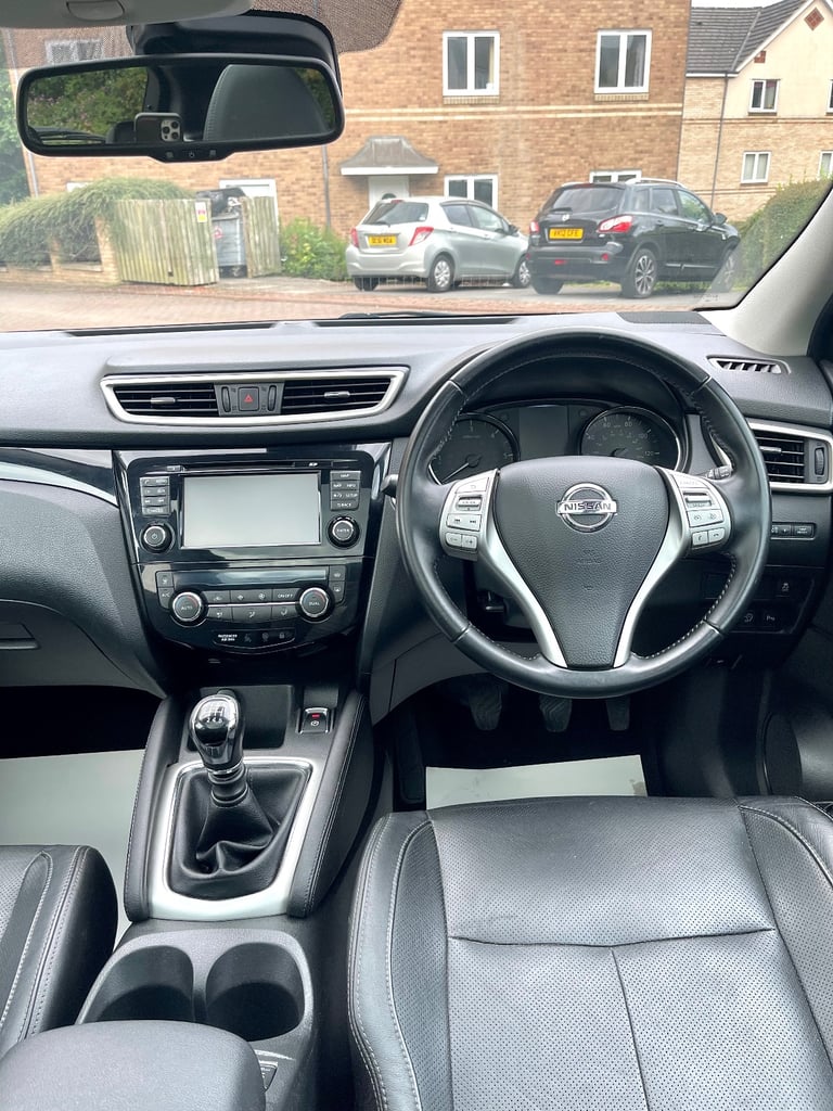 2014 NISSAN QASHQAI TEKNA 1.5 DCI START/STOP DIESEL WHITE SUV J11