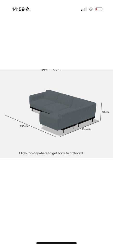 image for Muuto- modular sofa set - dark grey 