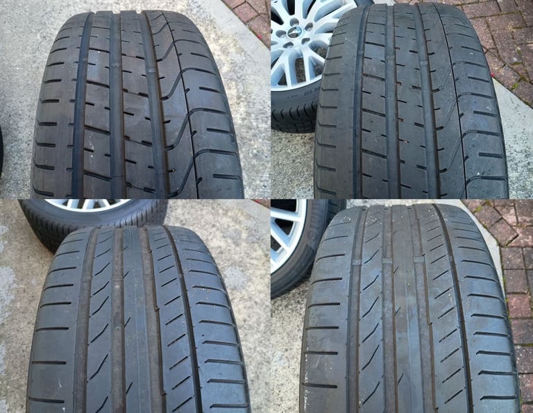 19" FORD MUSTANG ALLOYS 5x114.3 WHEELS TYRES 9J ET45 70.5CB JDM FITMENT
