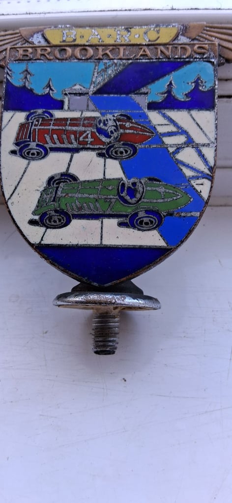 Original- B.A.R.C Brooklands Car Badge 