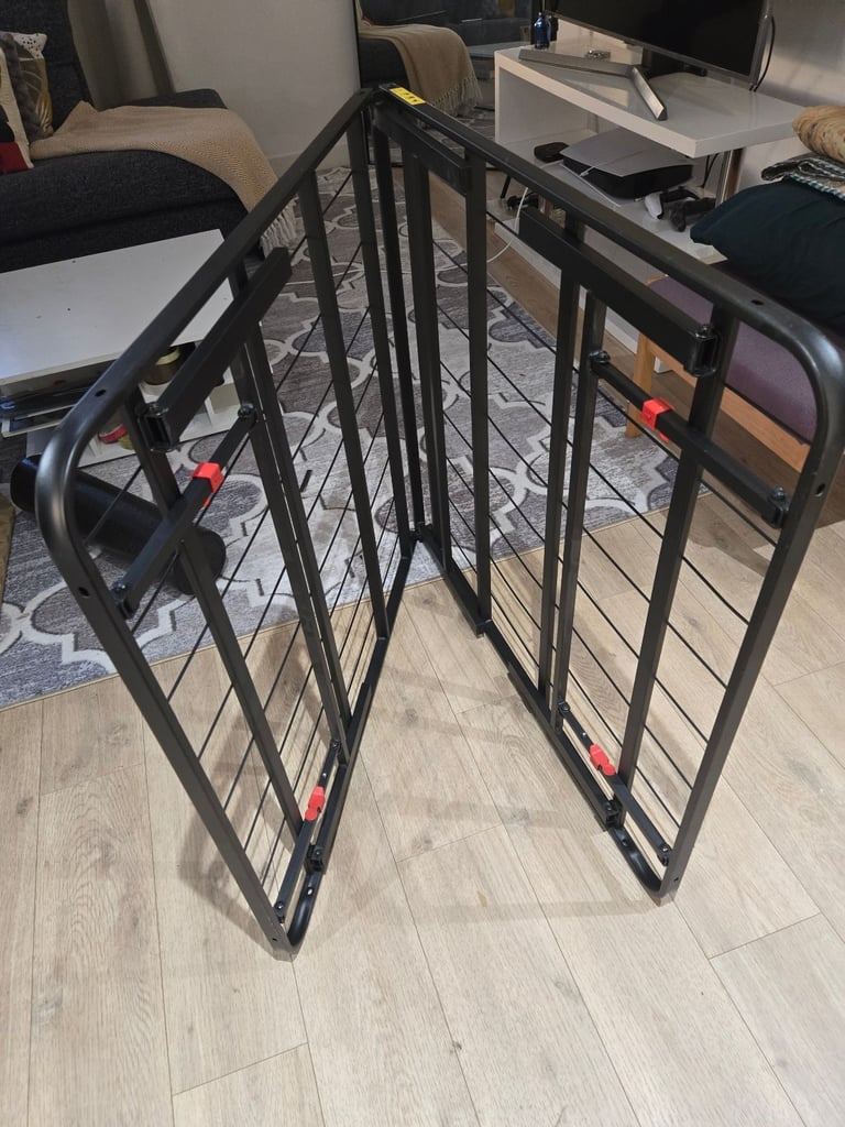 Brand new foldable platform bed frame with under bed storage (90cm x 190cm)