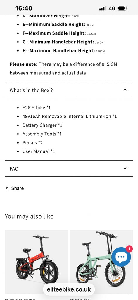 ENGWE E26 electric bike