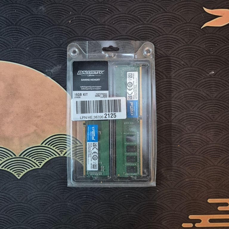 image for Ballistix 16GB (2x8GB) DDR4-3200 Performance Gaming Memory UDIMM