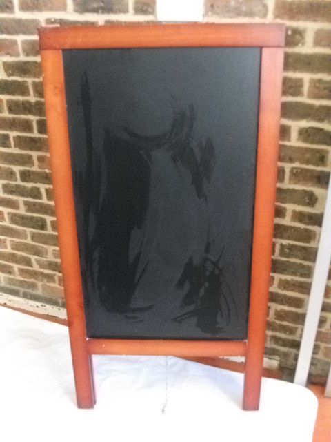 image for Advertisement Stand ( or pavement stand ).Large, heavy, strong and stable