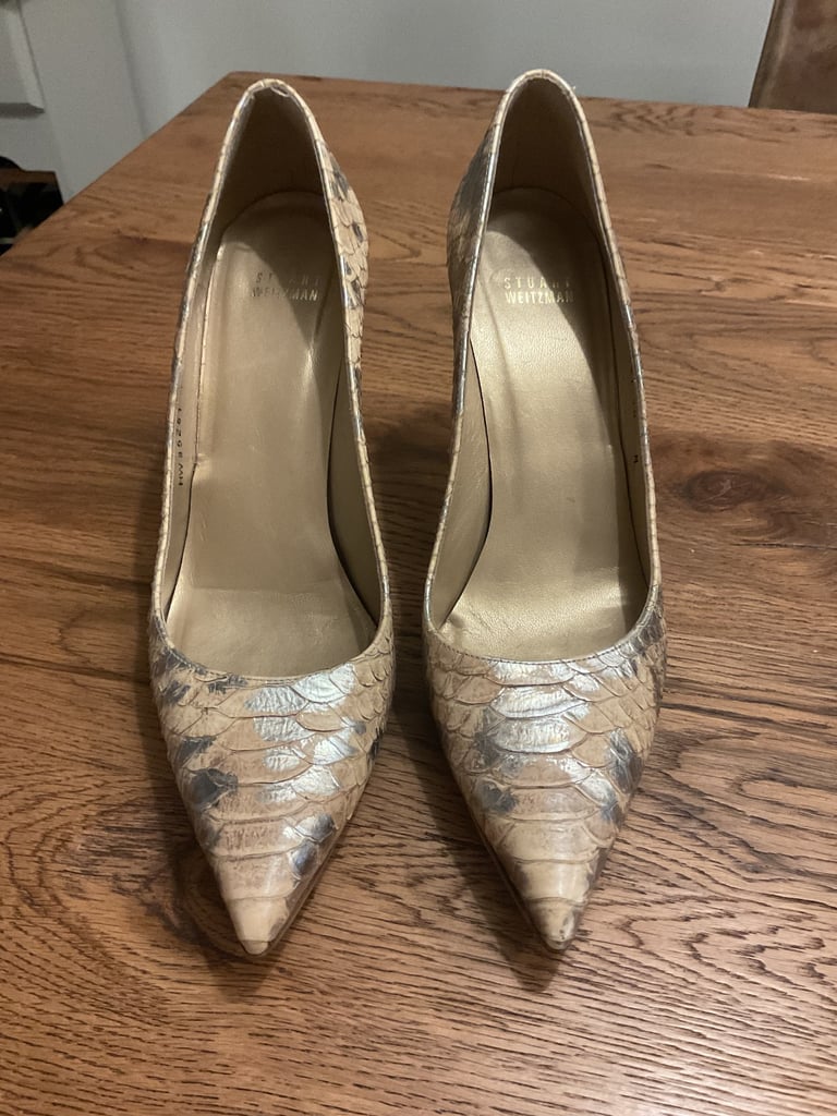 image for Fabulous Stuart Weizman Reptile High Heel Shoes