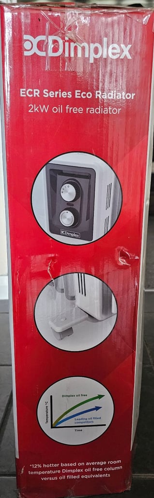 Dimplex Oil Free Radiator ECR Series 2KW