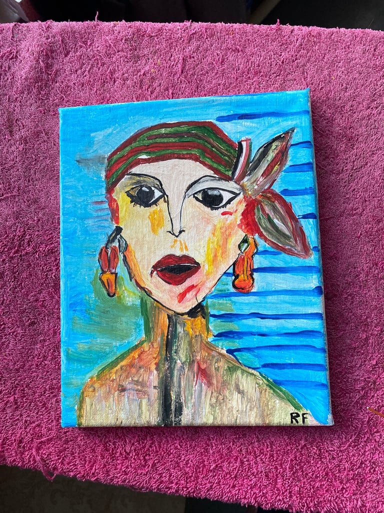 image for Gypsy lady watercolor 