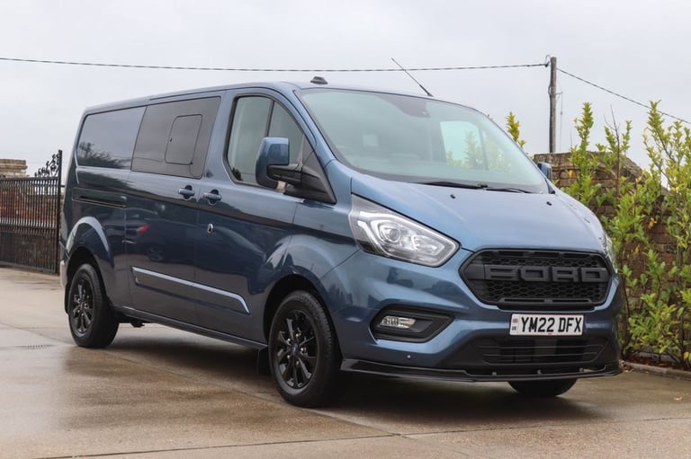 2022 Ford Transit Custom 2.0 320 EcoBlue Limited Crew Van Double Cab 5dr Diesel Manual L2 H1 Euro...
