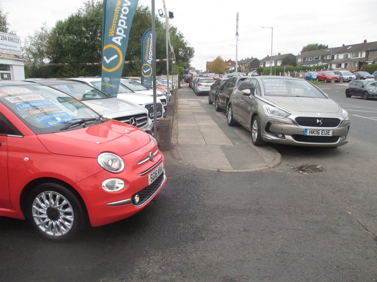 2016 Fiat 500 0.9 TwinAir Lounge Euro 6 (s/s) 3dr HATCHBACK Petrol Manual