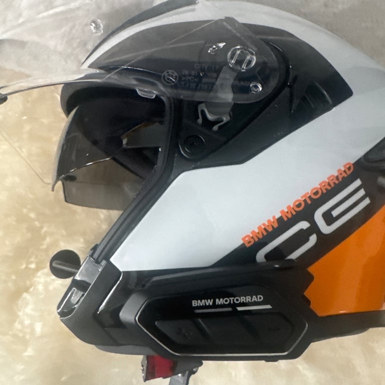 NEW BMW Genuine São Paulo M/C Jet Helmet Urban Med Sun Visor & U1 connected