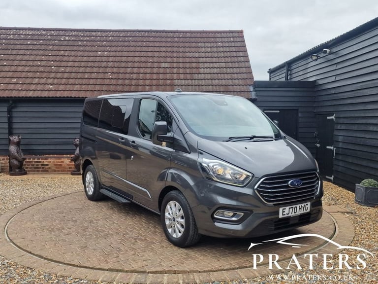 2020 Ford Tourneo Custom 1.0 320 EcoBoost 13.6kWh Titanium Minibus Double Cab 5dr Petrol Plug-in ...