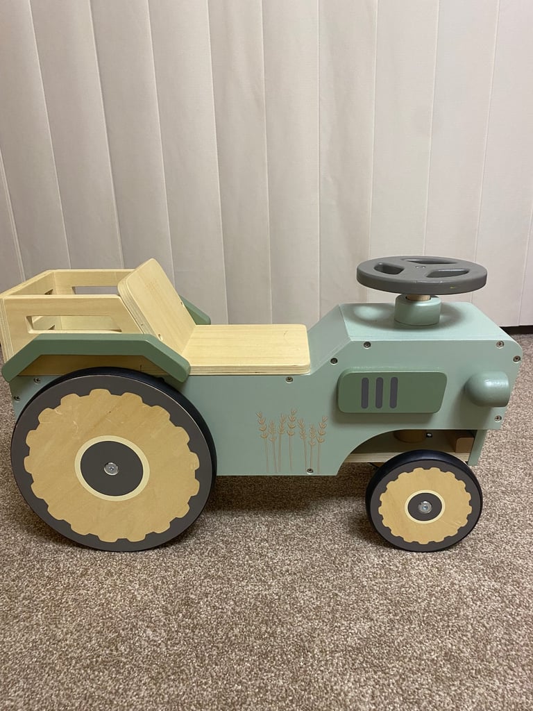 image for Little Dutch Walking Wooden Tractor 