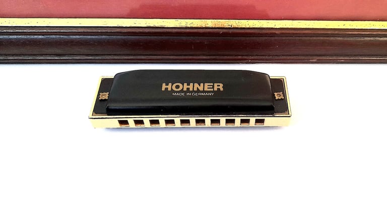 HOHNER HARMONICA PRO HARP - key of A - MS SERIES HIGH QUALITY - CASED