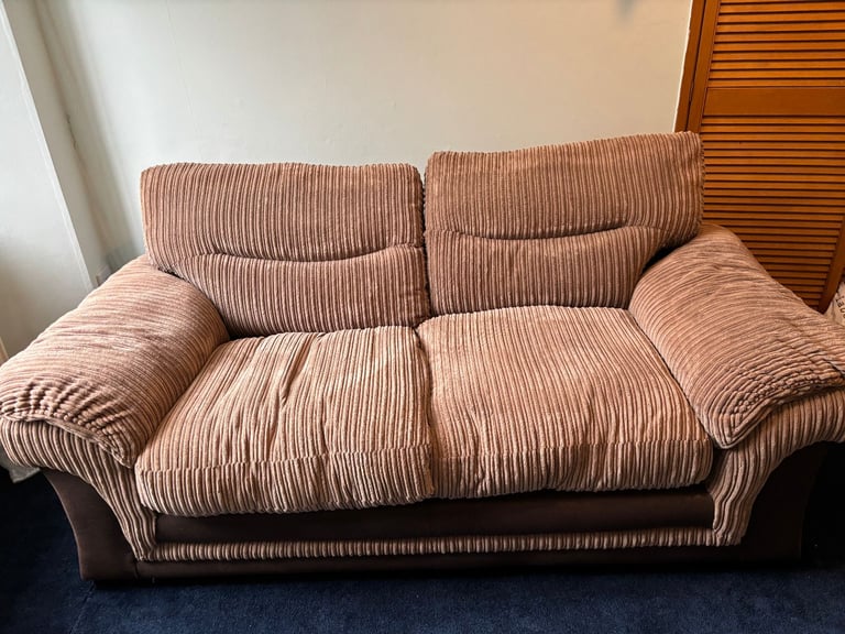 Cord velvet sofa bed