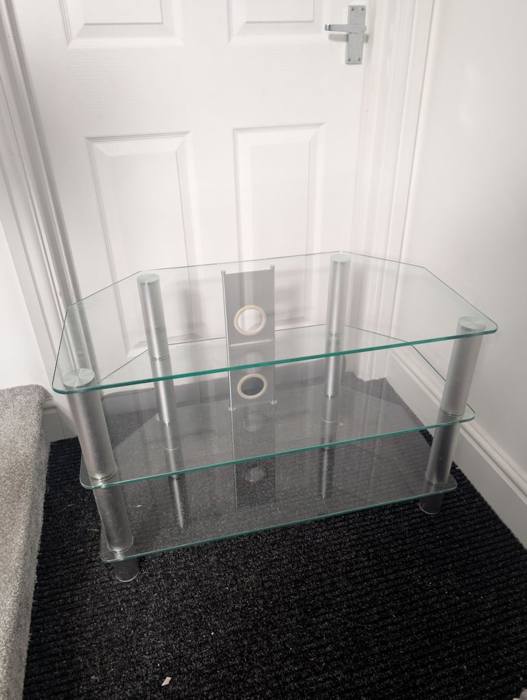 image for Glass TV stand 
