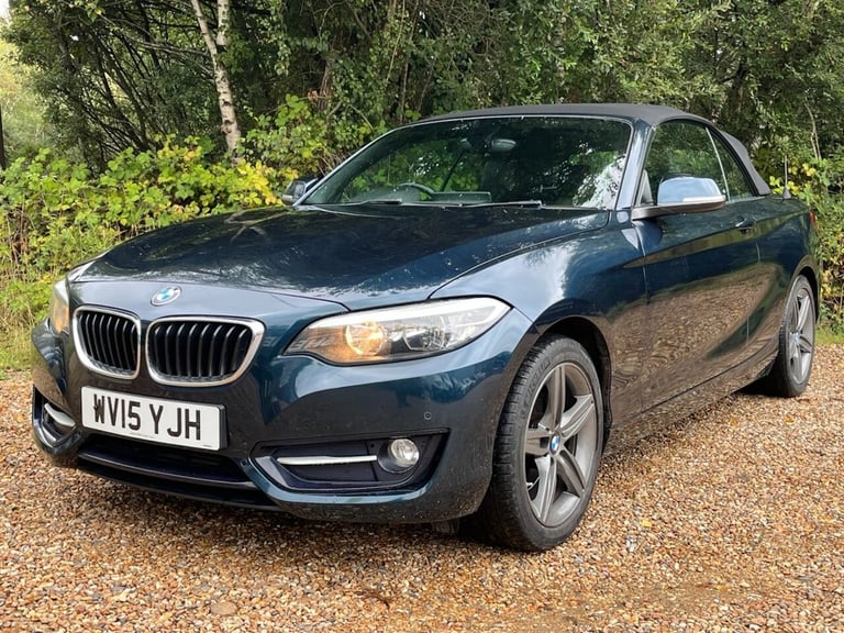 2015 BMW 2 Series 2.0 220i Sport Convertible 2dr Petrol Manual Euro 6 (s/s) (184 ps) Convertible ...