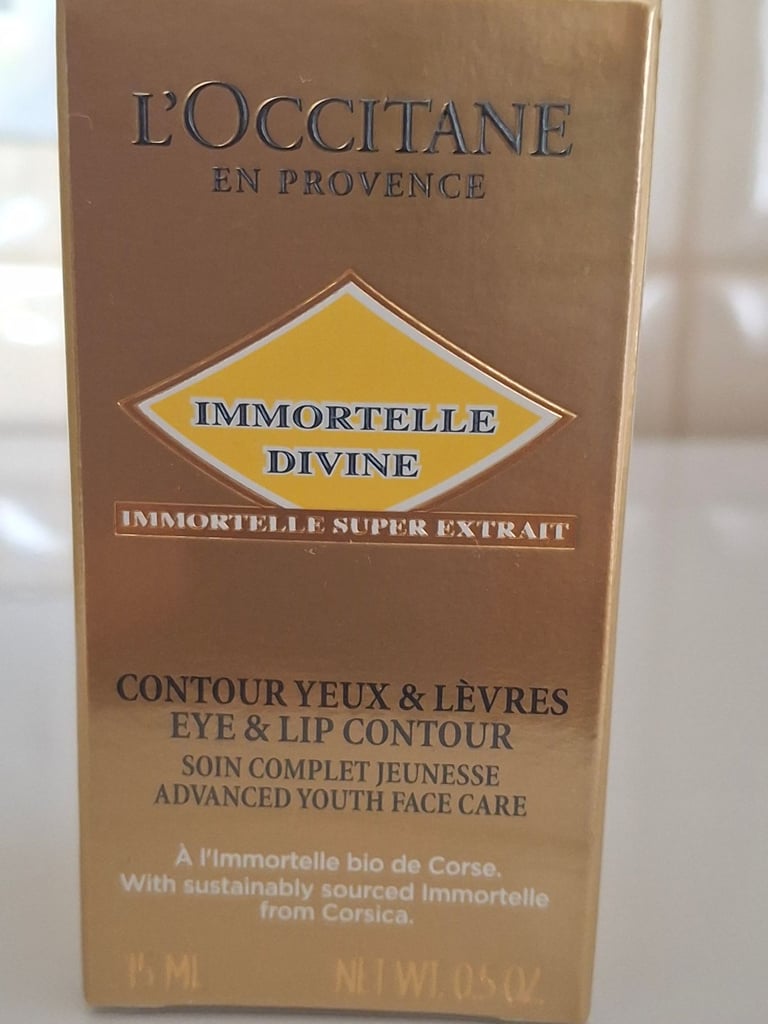 image for BRAND NEW AND SEALED L'OCCITANE IMMORTELLE DIVINE EYE & LIP CONTOUR 