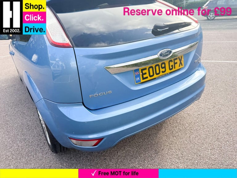 2009 Ford Focus 1.6 Titanium 3dr HATCHBACK PETROL Manual