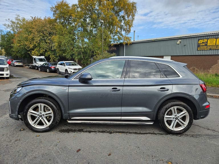 2021 21 AUDI Q5 40 TDI Quattro S Line 5dr S Tronic Damaged Salvage