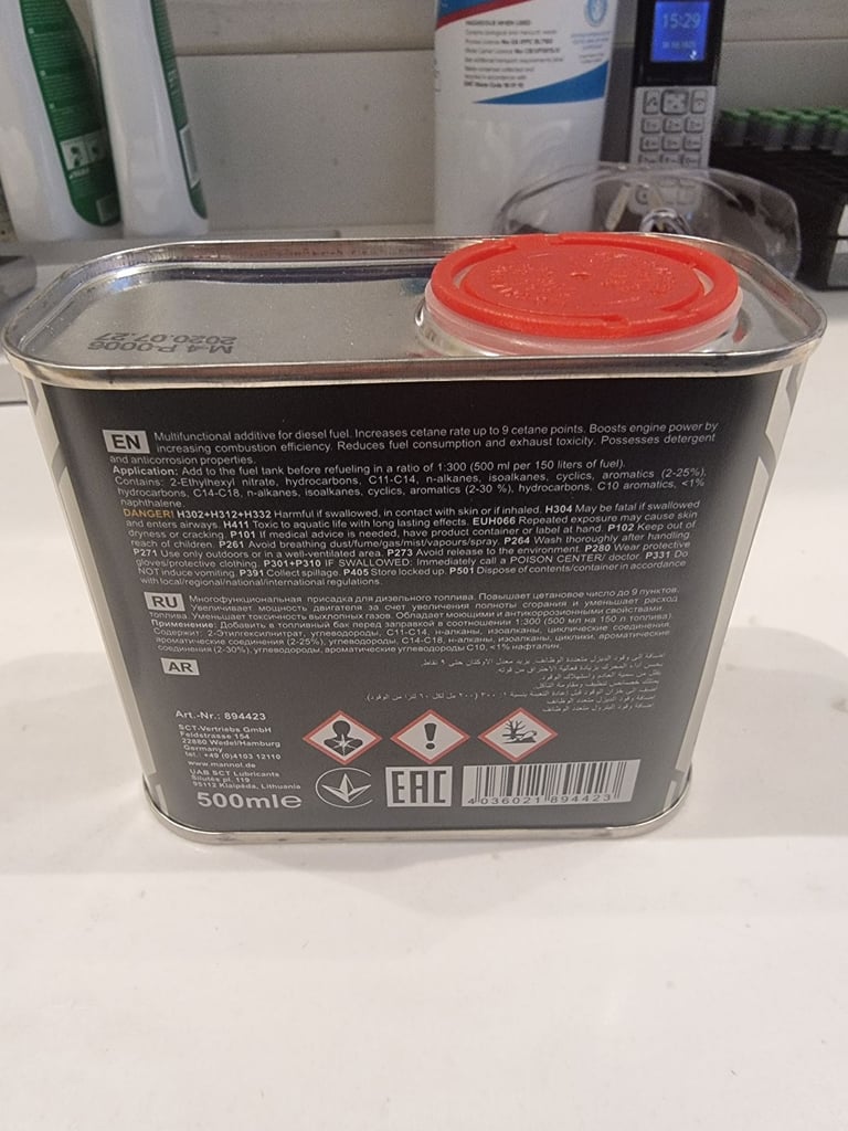 Super Diesel Cetane Additive Mannol 9955