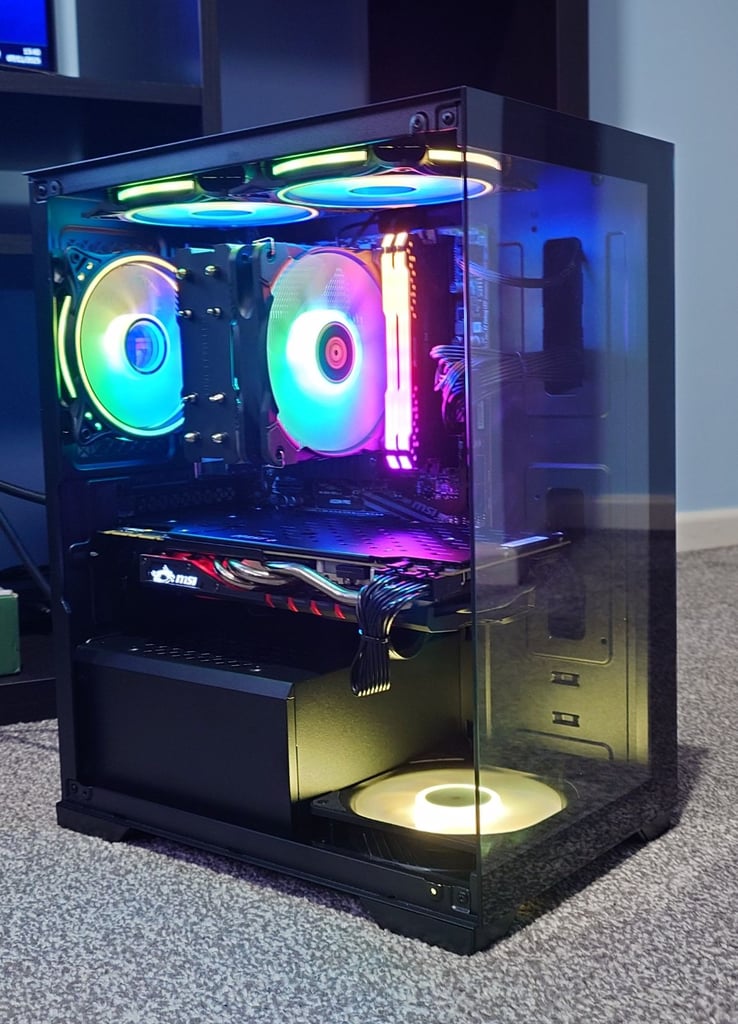 Micro ATX Custom Gaming PC | GTX 980TI | Ryzen 7 1800X | 16GB RAM | 1TB NVME SSD | Windows 11 Pro