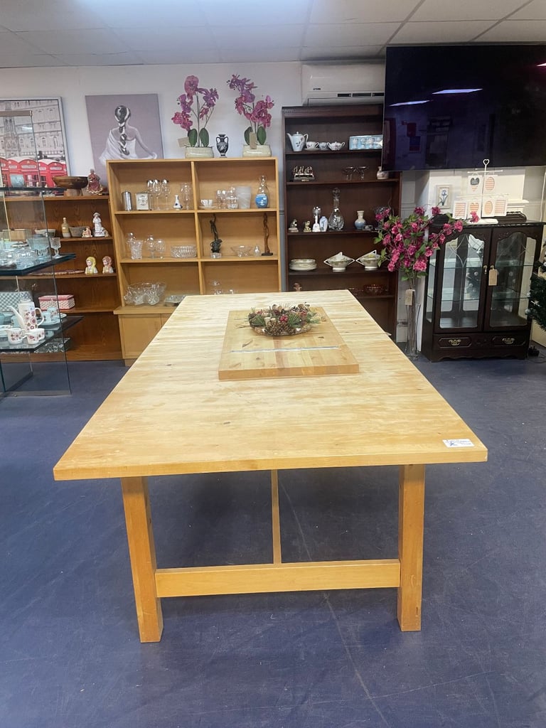 image for Large Extending Country Style Dining Table TCL Reuse 95704