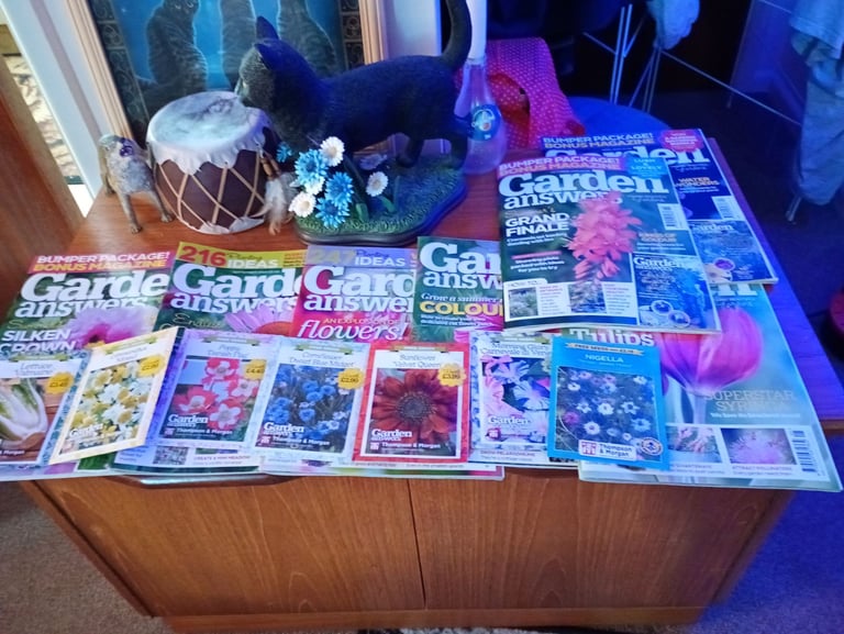Garden Answers Magazines plus seeds x 8