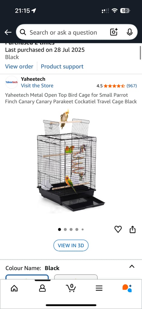 Brand New bird cage 