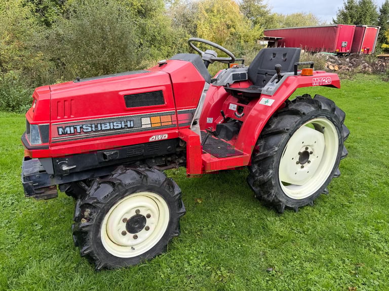 MITSUBISHI MT20 4WD Compact Tractor & Rotavator, flail available ** VIDEO ** ** 1026 Hours ** 20HP