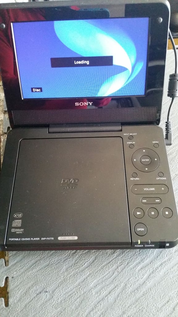 image for SONY PORTABLE CD/DVD PLAYER
