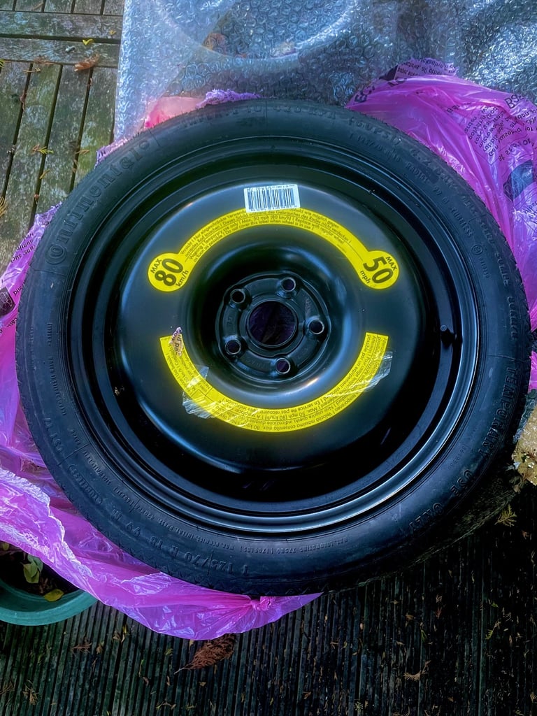 image for Almost New Spare Wheel with Tyre Continental 5 Nut