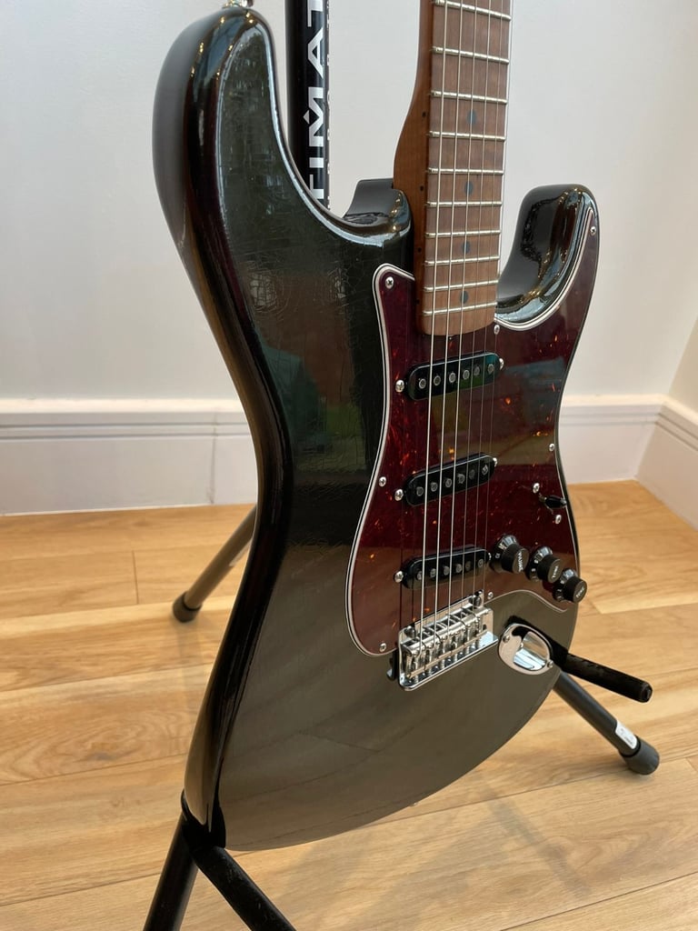 Fender Custom Shop 55 Stratocaster Texas Tea Roasted Flame Neck