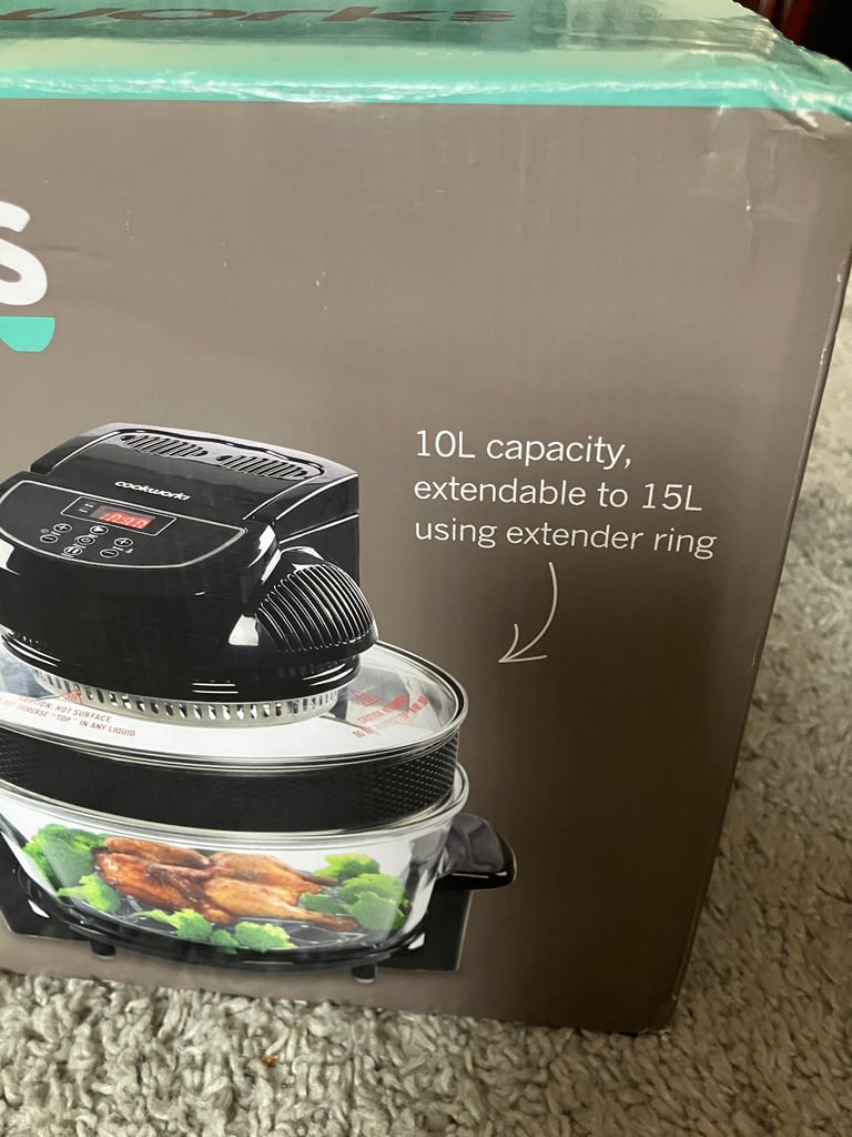 NEW BOXED COOKWORKS HALOGEN OVEN 15L/1400W