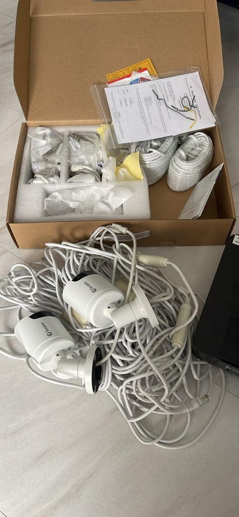 Swann security system thermal sensing like new